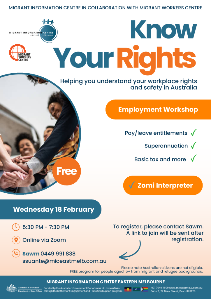 Know your rights (for Zomi community)