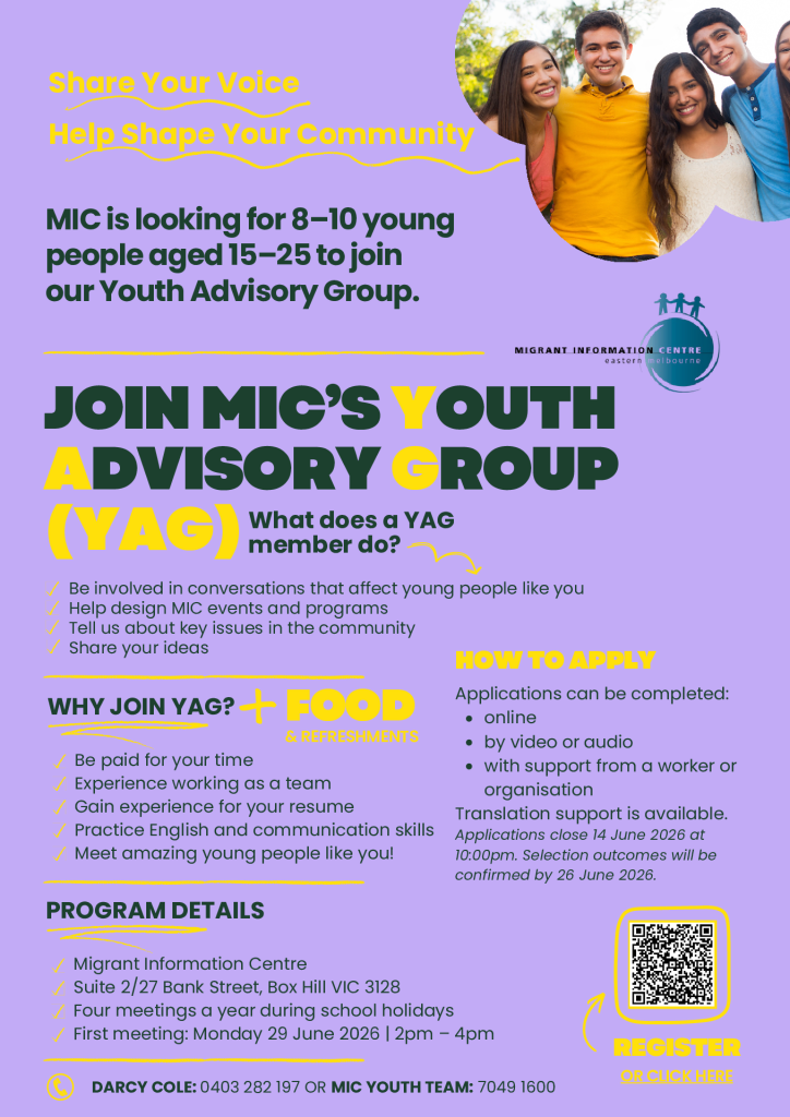 Youth Advisory Group YAG